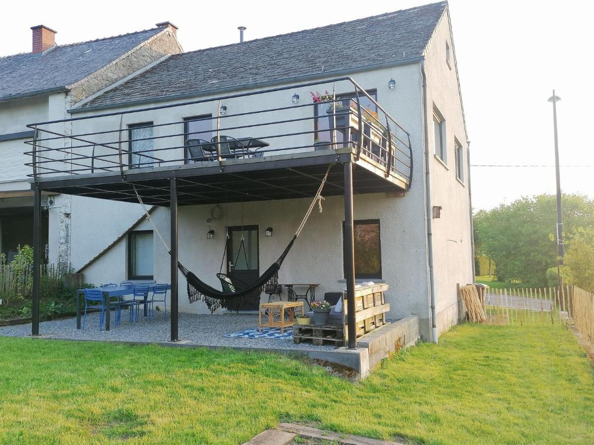 La Roche Trouee - Maison Avec Vue A Nismes Eksteriør billede