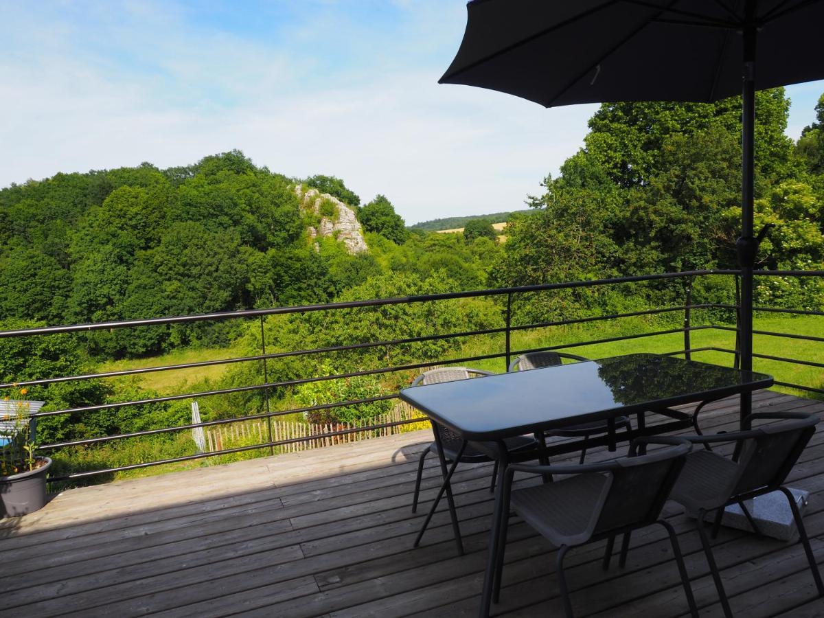 La Roche Trouee - Maison Avec Vue A Nismes Eksteriør billede