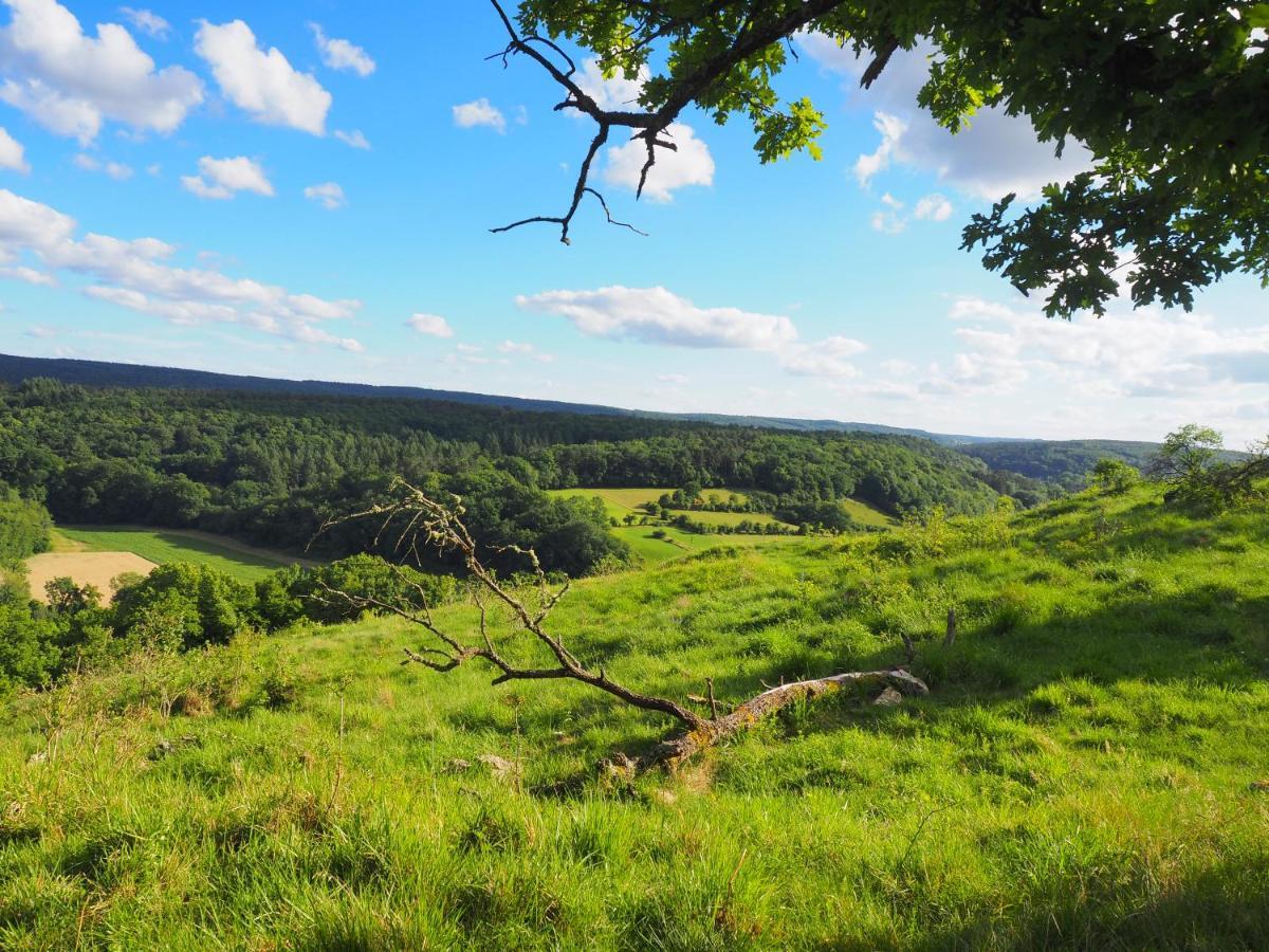 La Roche Trouee - Maison Avec Vue A Nismes Eksteriør billede