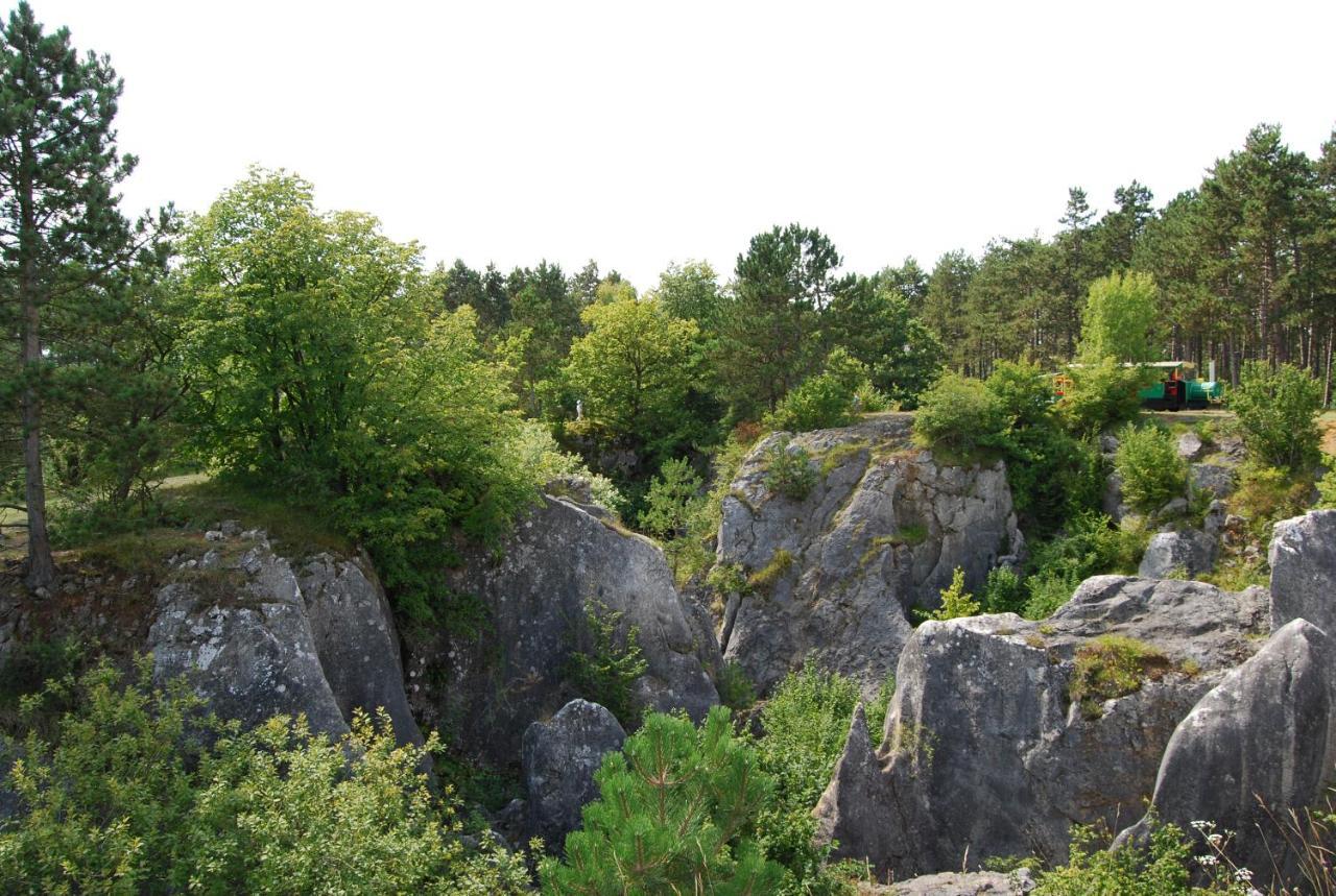 La Roche Trouee - Maison Avec Vue A Nismes Eksteriør billede