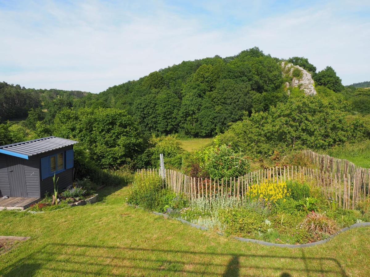 La Roche Trouee - Maison Avec Vue A Nismes Eksteriør billede